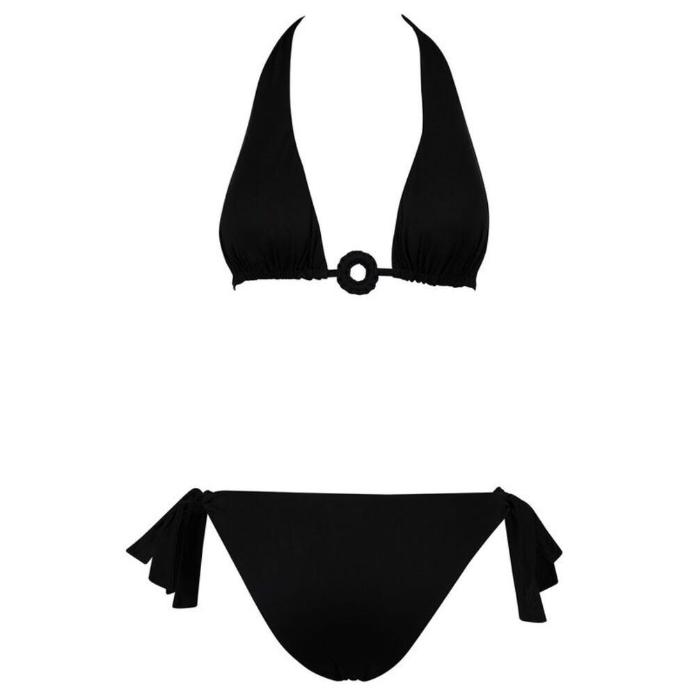 Fisico Women Ruffled Triangle Bikini With Ring - Picture 1 of 2